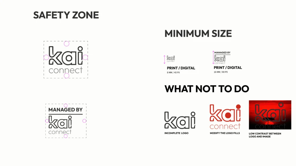kai connect logo lock up guidelines