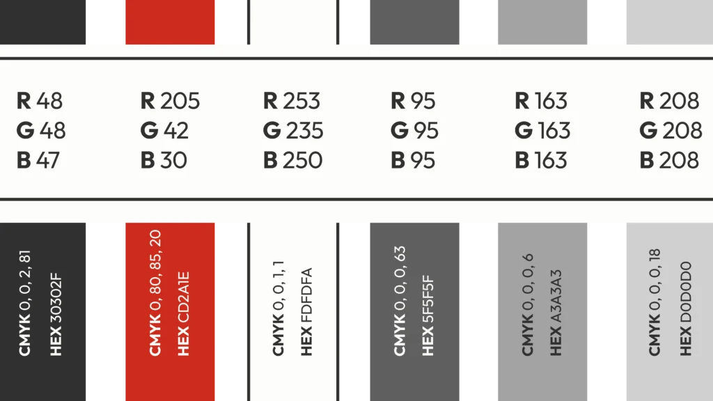 kai connect colour palette